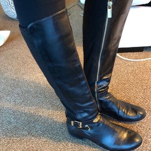 Michael Kors Black leather boots size 7.5!